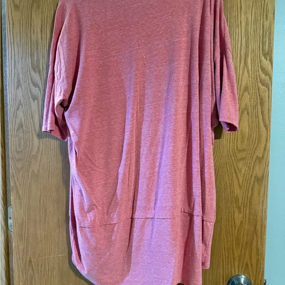 Pink and Red Lularoe Irma T-Shirts - Picture 6 of 9
